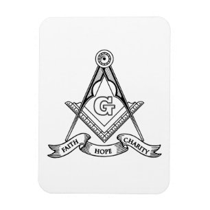 Freemasonsymbool Magneet
