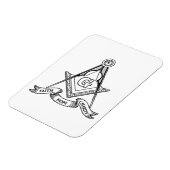 Freemasonsymbool Magneet (Linkerzijde)