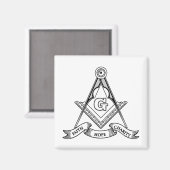 Freemasonsymbool Magneet (Voorkant / Achterkant)