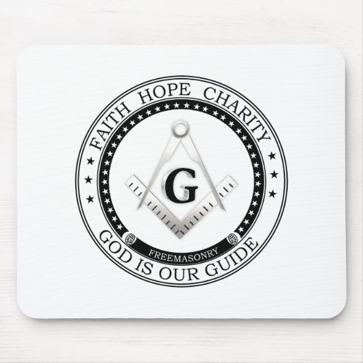 Freemasonsymbool Muismat (Voorkant)