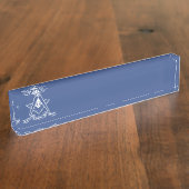 Freemasonsymbool Naambordje (Zijkant)