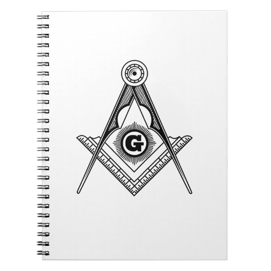 Freemasonsymbool Notitieboek (Voorkant)