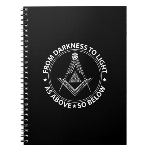 Freemasonsymbool Notitieboek (Voorkant)