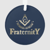 Freemasonsymbool Ornament (achterkant)