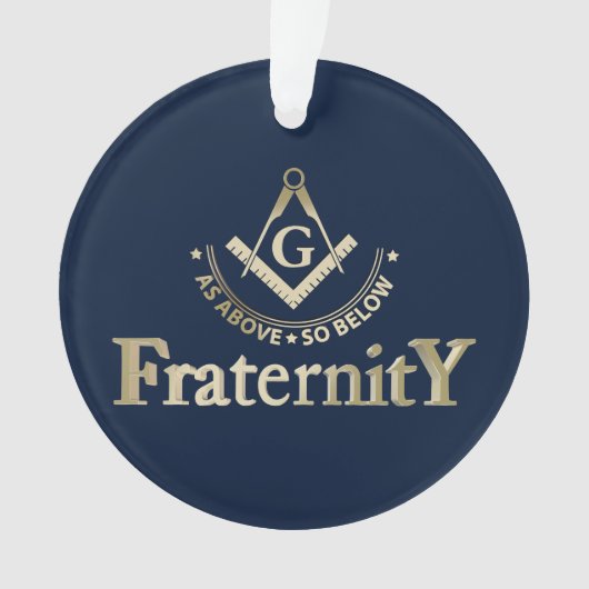 Freemasonsymbool Ornament (voorkant)