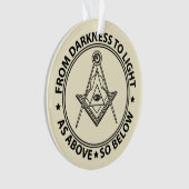Freemasonsymbool Ornament (voorkant)