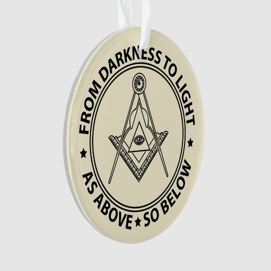 Freemasonsymbool Ornament (voorkant)