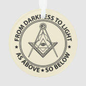Freemasonsymbool Ornament (achterkant)