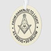 Freemasonsymbool Ornament (voorkant)