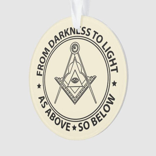 Freemasonsymbool Ornament (voorkant)