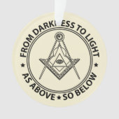 Freemasonsymbool Ornament (voorkant)