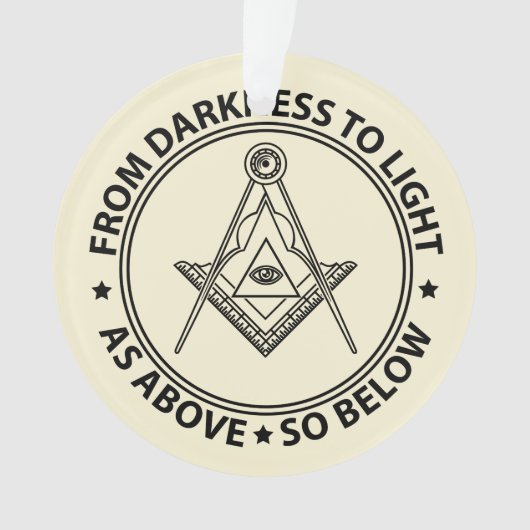 Freemasonsymbool Ornament (voorkant)