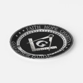 Freemasonsymbool Papieren Bordje (Gekanteld)