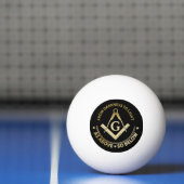 Freemasonsymbool Pingpongbal (Net)