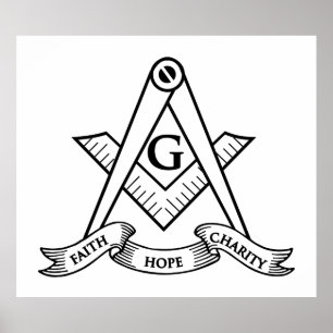 Freemasonsymbool Poster