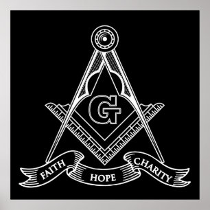 Freemasonsymbool Poster