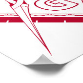 Freemasonsymbool Poster (Hoek)