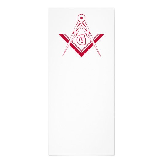 Freemasonsymbool Reclamekaart (Voorkant)