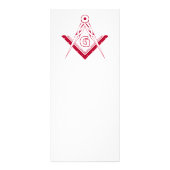 Freemasonsymbool Reclamekaart (Achterkant)
