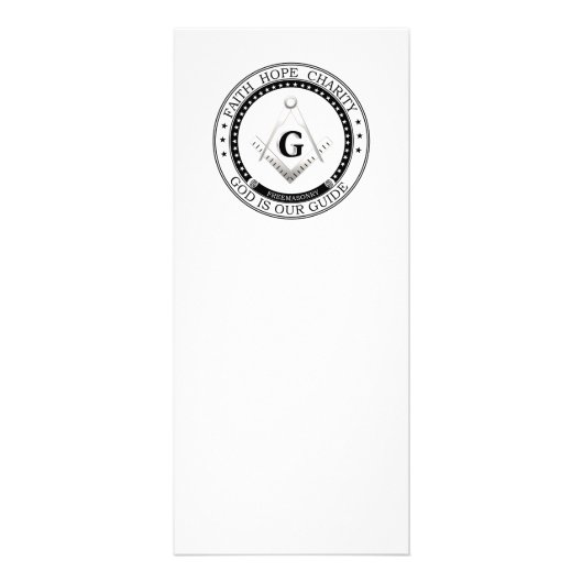 Freemasonsymbool Reclamekaart (Voorkant)
