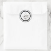 Freemasonsymbool Ronde Sticker (Tas)