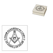 Freemasonsymbool Rubberstempel (Gestempeld)
