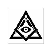 Freemasonsymbool Rubberstempel (Afrduk)