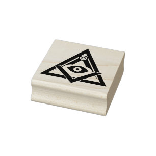 Freemasonsymbool Rubberstempel
