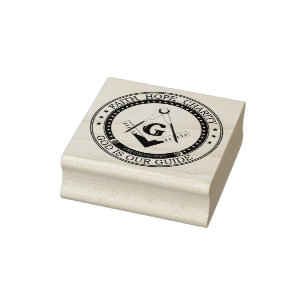 Freemasonsymbool Rubberstempel