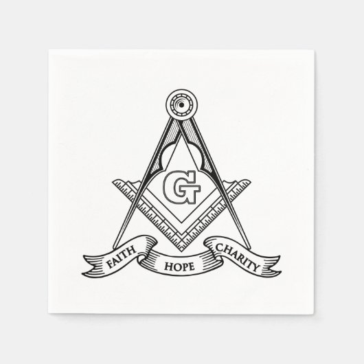 Freemasonsymbool Servet (Voorkant)