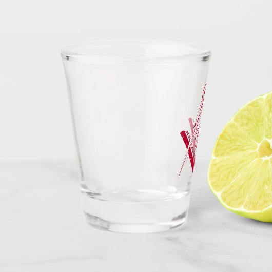 Freemasonsymbool Shot Glas (Links)