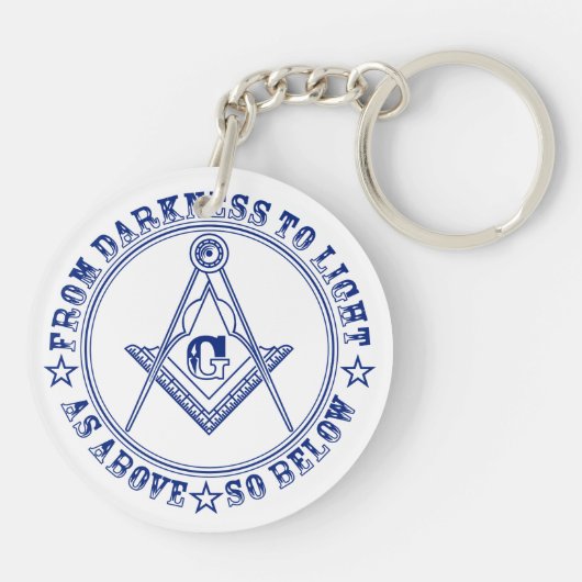 Freemasonsymbool Sleutelhanger (Achterkant)