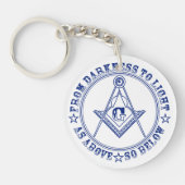 Freemasonsymbool Sleutelhanger (Voorkant)