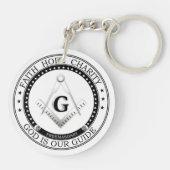 Freemasonsymbool Sleutelhanger (Achterkant)
