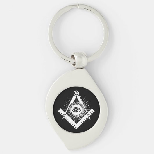 Freemasonsymbool Sleutelhanger (Voorkant)