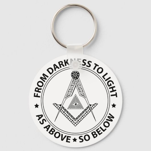 Freemasonsymbool Sleutelhanger (Voorkant)