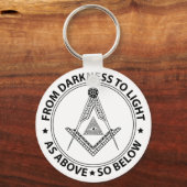 Freemasonsymbool Sleutelhanger (Voorkant)