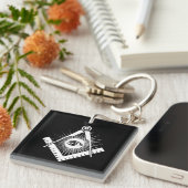Freemasonsymbool Sleutelhanger (Voorkant Rechts)