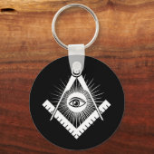 Freemasonsymbool Sleutelhanger (Voorkant)