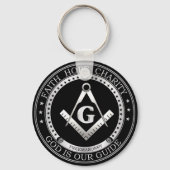 Freemasonsymbool Sleutelhanger (Voorkant)