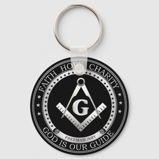 Freemasonsymbool Sleutelhanger (Voorkant)