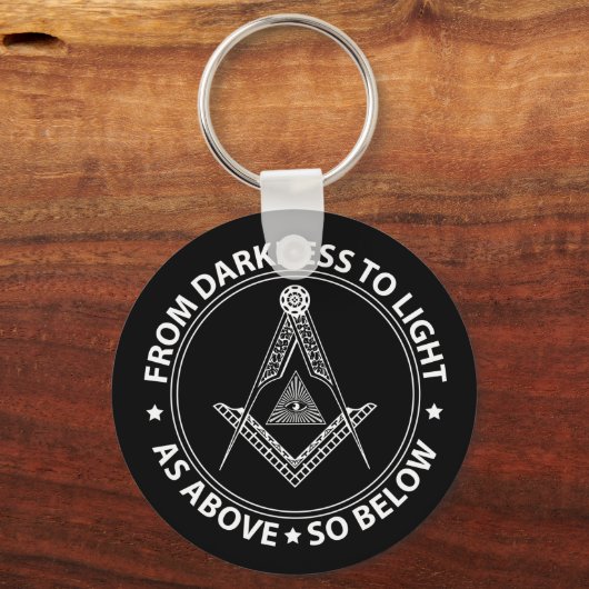 Freemasonsymbool Sleutelhanger (Voorkant)