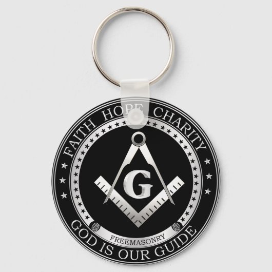 Freemasonsymbool Sleutelhanger (Voorkant)