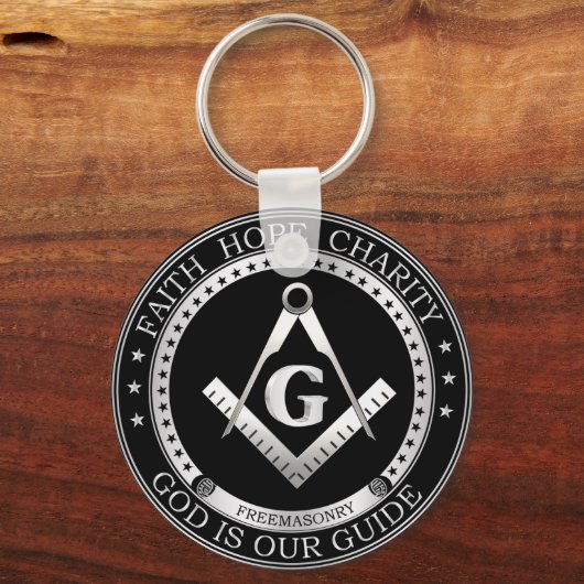 Freemasonsymbool Sleutelhanger (Voorkant)