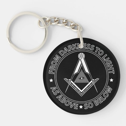Freemasonsymbool Sleutelhanger (Voorkant)