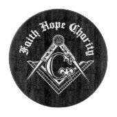 Freemasonsymbool Snijplank (Voorkant)