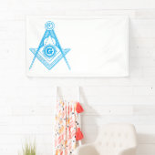 Freemasonsymbool Spandoek (Insitu)