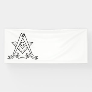 Freemasonsymbool Spandoek
