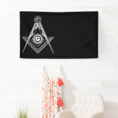 Freemasonsymbool Spandoek (Insitu)