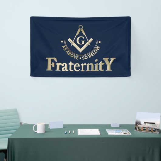 Freemasonsymbool Spandoek (Beurs)